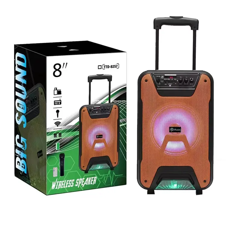 Tianlai-Ttd-8257-Altavoz-De-8-Pulgadas-8-Inch-Portable-Bluetooth-Music-Karaoke-Trolley-Wireless-Speaker (1)