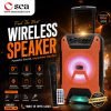 iMusic TTD-8257 8" Wireless Trolley Speaker with Free Wireless Mic