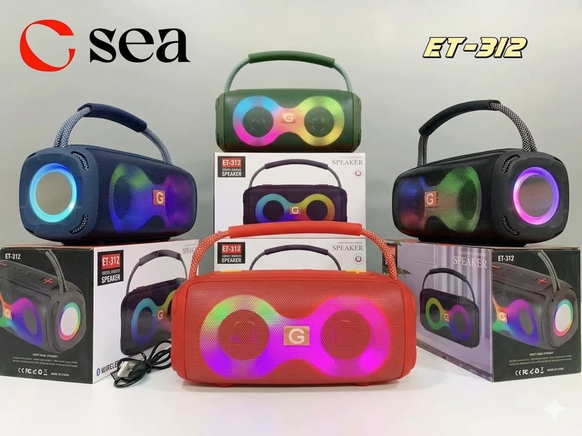 ET-312 Portable Wireless Speaker with RGB Light