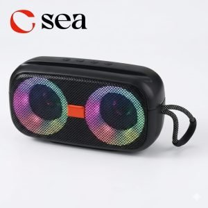 AQ-556 RGB Flashlight Wireless Bluetooth Speaker | FM Radio | Stable Performance | Bluetooth 5.0 Portable Speaker