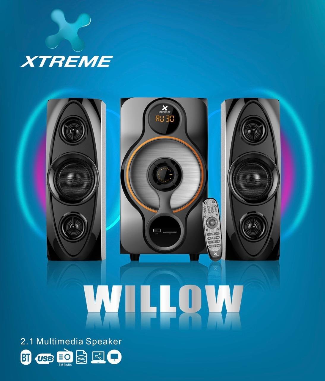 Xtreme WILLOW 2:1 Multimedia Speaker