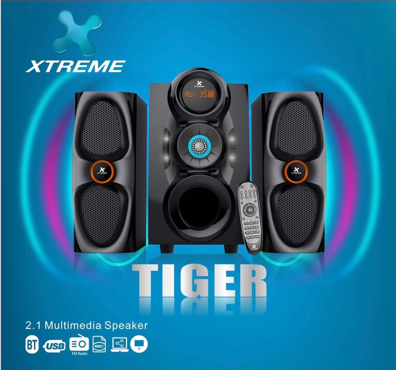 Xtreme TIGER 2:1 Multimedia Speaker