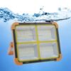 Solar Flood Light Portable Pro-IP67 Waterproof Spotlight Backup&Tripod Jobsite/Camping Reflector|4 Modes No Wiring Needed